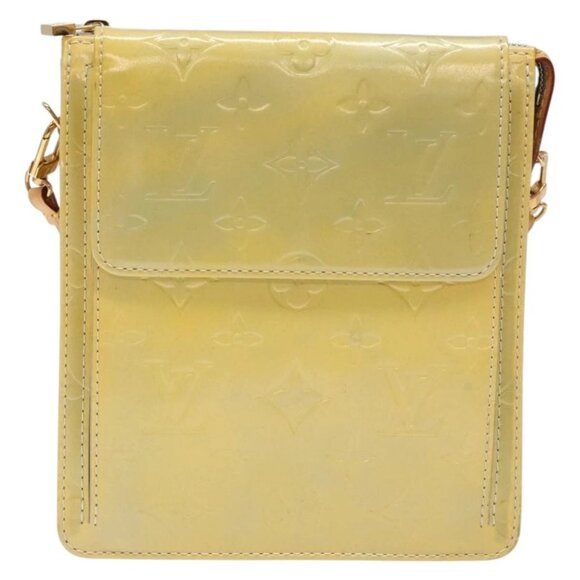 LOUIS VUITTON Monogram Vernis Motto Accessory Pouch Gris M91030 LV Auth ep10575 - Picture 10 of 16